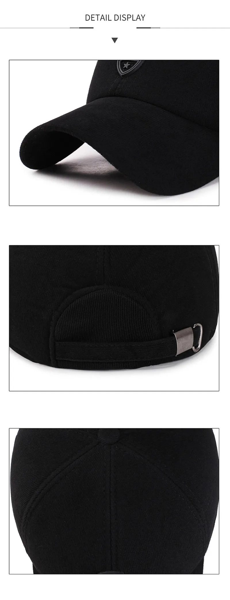XdanqinX Snapback, кепка s, регулируемый размер, хлопковые наушники, теплая Бейсболка для мужчин, простые бренды, Мужская кепка с язычком, Мужская зимняя шапка