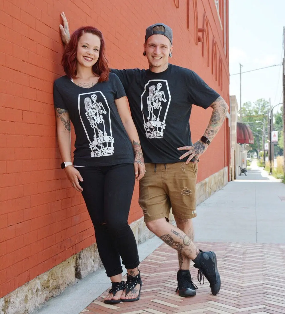 Футболка со скелетом для свадьбы Рождества беременных женщин хлопковая