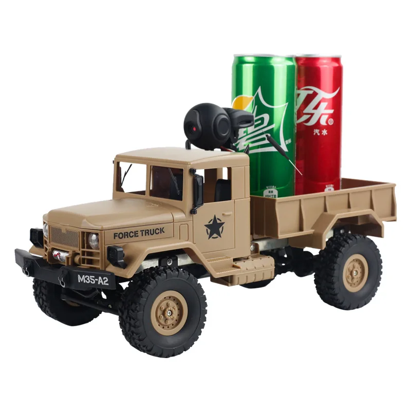 Нашивка военный Радиоуправляемый грузовик 1:16 мотор 2 4 г 4CH 4WD 0.3MP HD камера