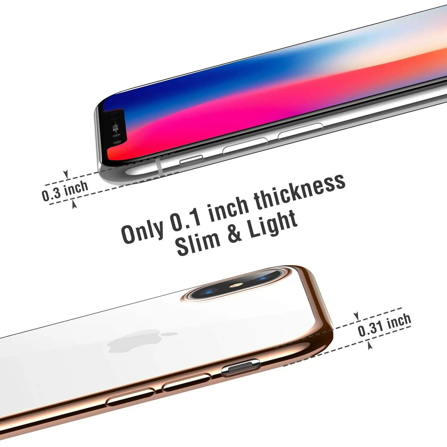 Чехол для iPhone XS Max XR WEFOR ультра тонкий прозрачный мягкий Премиум гибкий