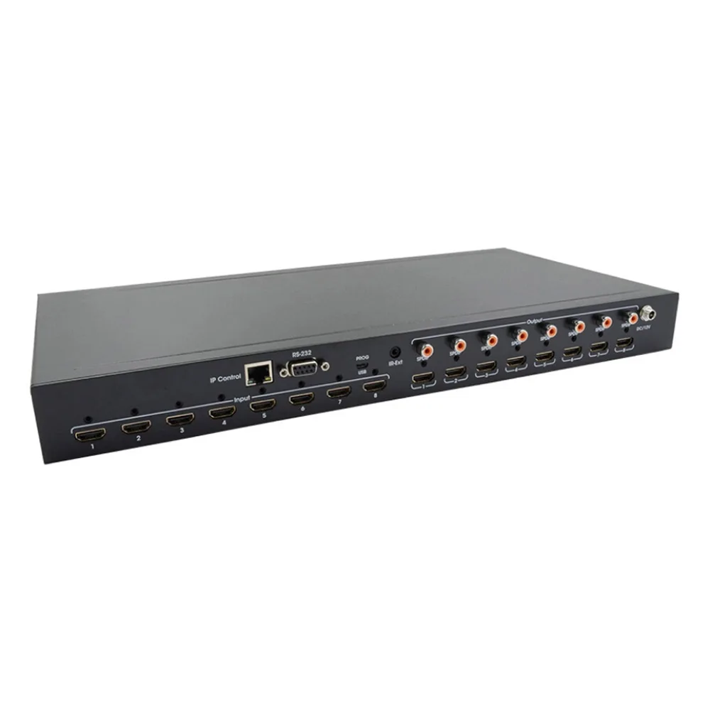 Матричный коммутатор PUZHIJIE 8X8 HDMI 4K2K 60 Гц Ultra HD 8 дисплеев 2 0 поддерживает HDCP 2/1 4 EDID DTS