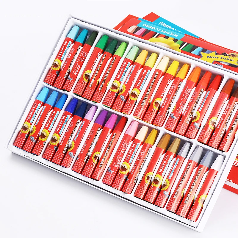 

48 Colors Oil Pastel for Artist Children's Graffiti Painting Drawing Pen School Stationery Art Supplies Soft Crayon Art Creation