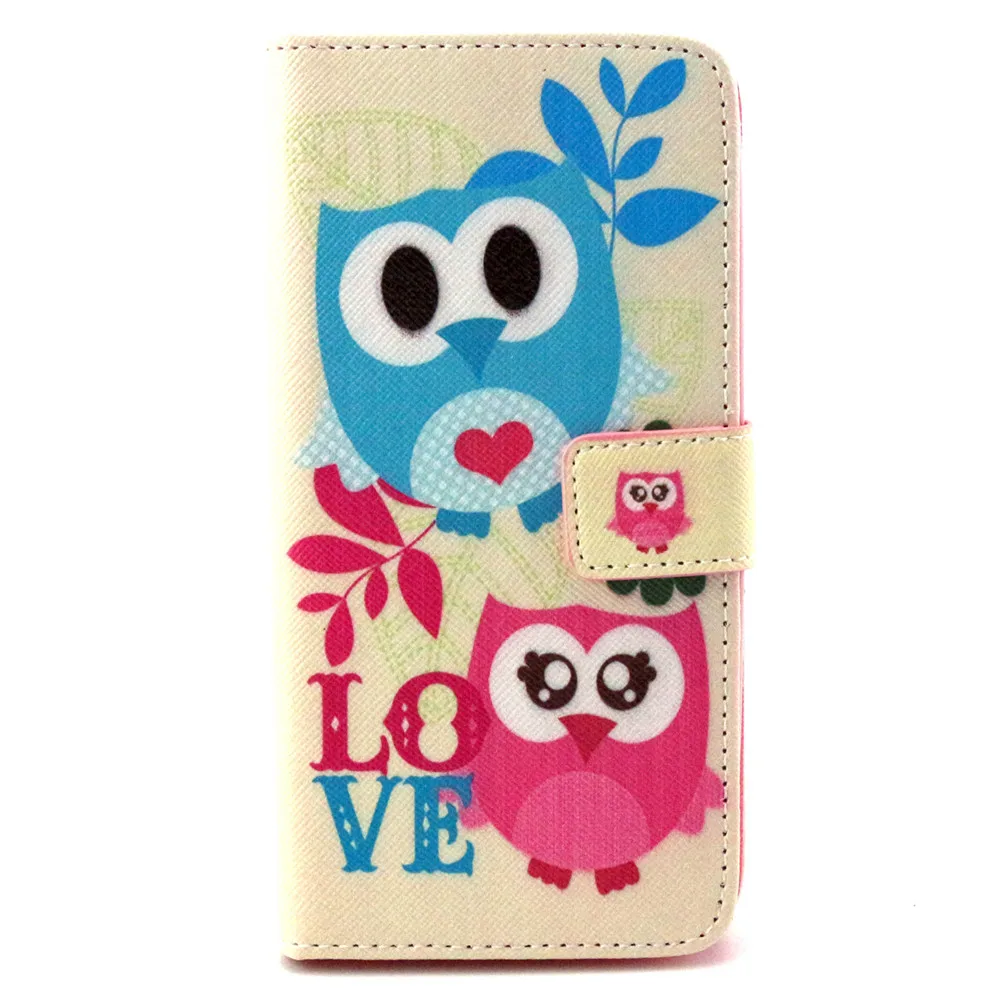 Милый ребенок Совы любовь Дизайн кожа флип Стенд кошелек чехол для LG G4C h525n/g4 мини
