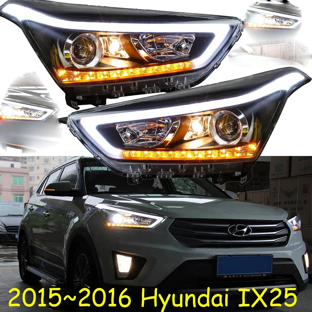 Автомобильный бампер налобный фонарь для Hyundai IX25 Creta 2014 ~ 2016y автомобильные