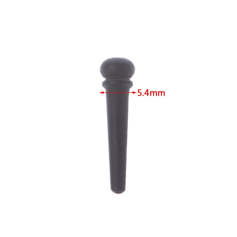 

6Pcs/set Ebony Shell Guitar Bridge Pins For Acoustic Guitar Parts & Accessories
