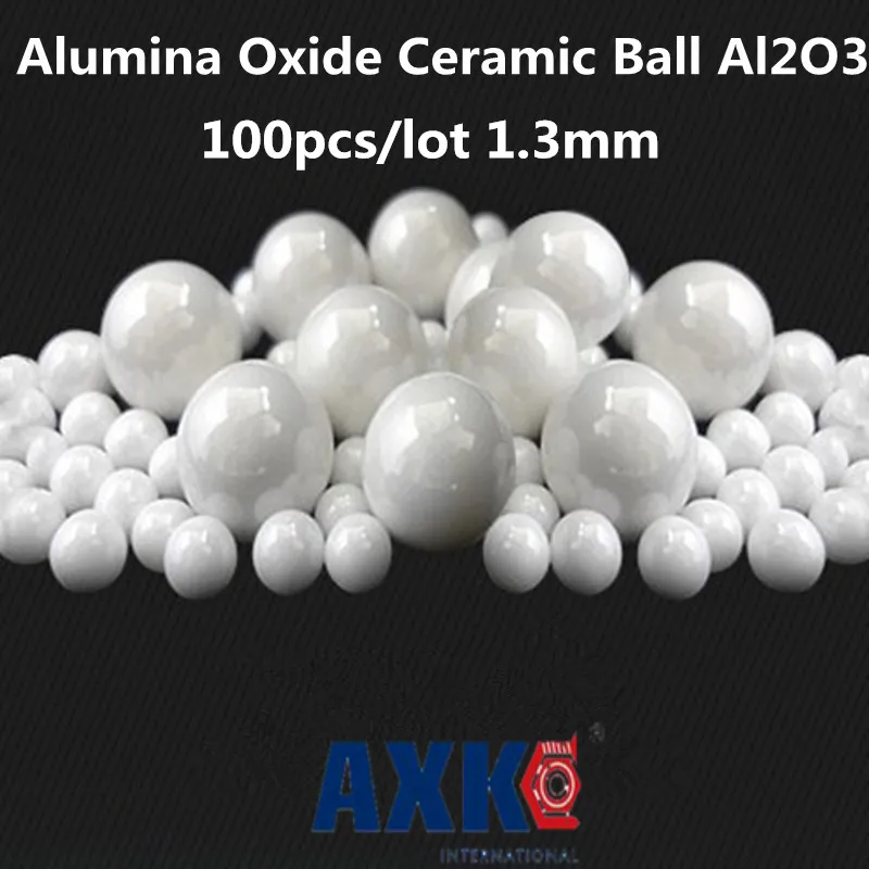 2021 Rushed Rolamentos подшипник 100 шт./лот 1 3 мм оксид глинозема керамический шарик Al2o3 для