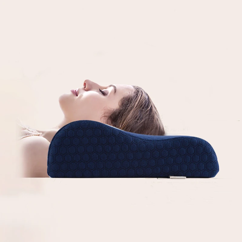 Ортопедическая подушка для шеи с эффектом памяти 50*30 см из бамбукового угля