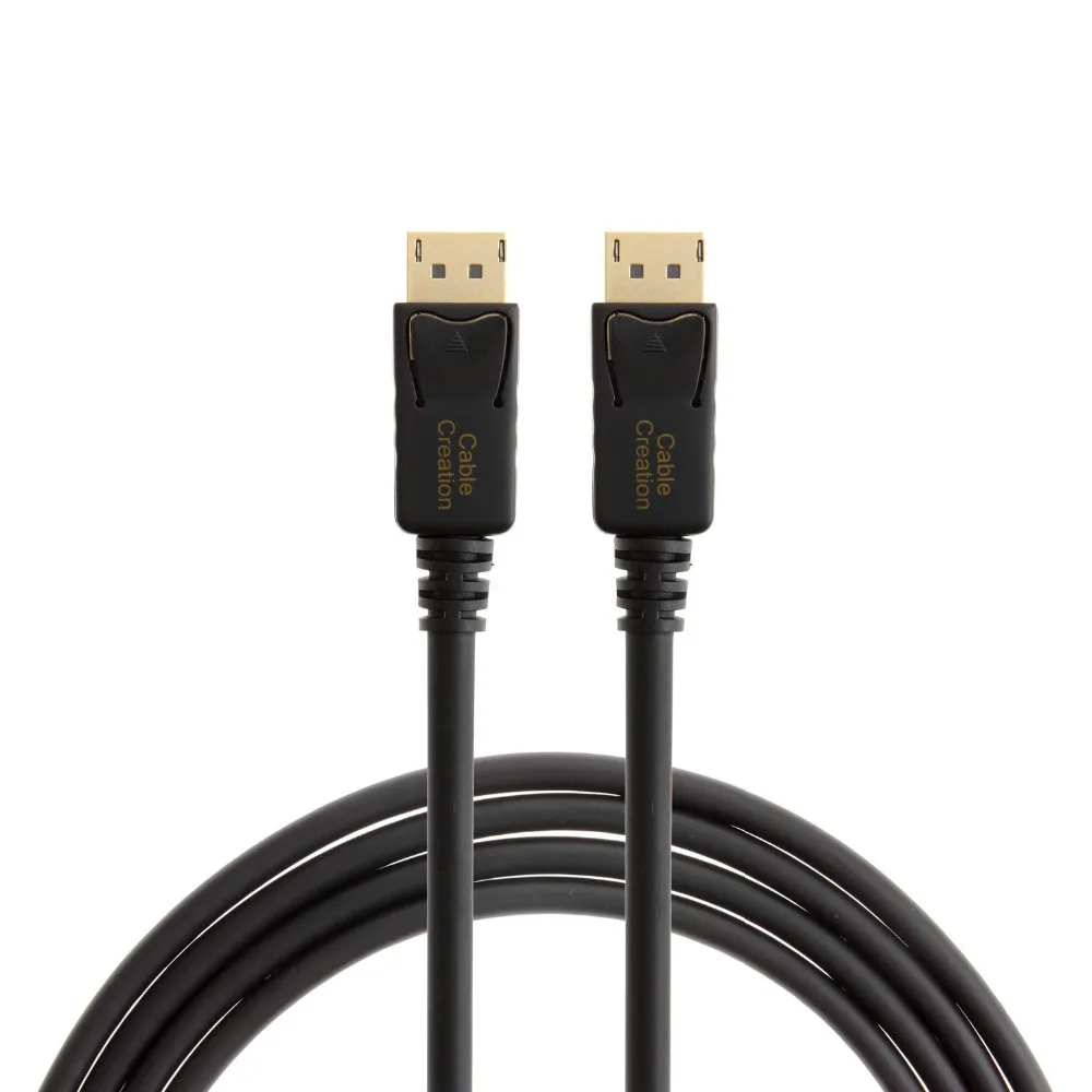 Кабель DisplayPort-DisplayPort 6 футов позолоченный кабель DP-DP с поддержкой разрешения 4K и HDR