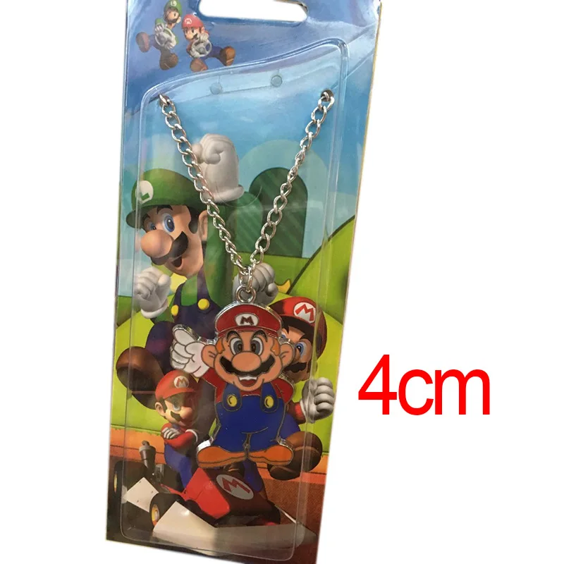 Игра Super Mario Bros Луиджи cos брелок Мода Новинка Забавный 5 кулон цветной металлический Chaveiro Llaveros маленькие подарки