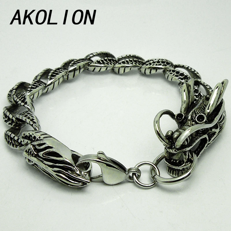 AKOLION dargon браслеты для женщин и мужчин ювелирные изделия эркек bileklik pulseira masculina hombre