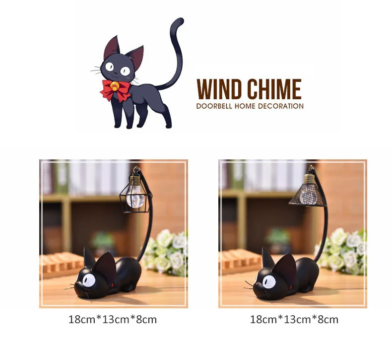 Magic Cat Night Light LED Night Lamp Creative Resin Cute Animal Room Corridor Bedroom Ornaments Home Decoration Gift