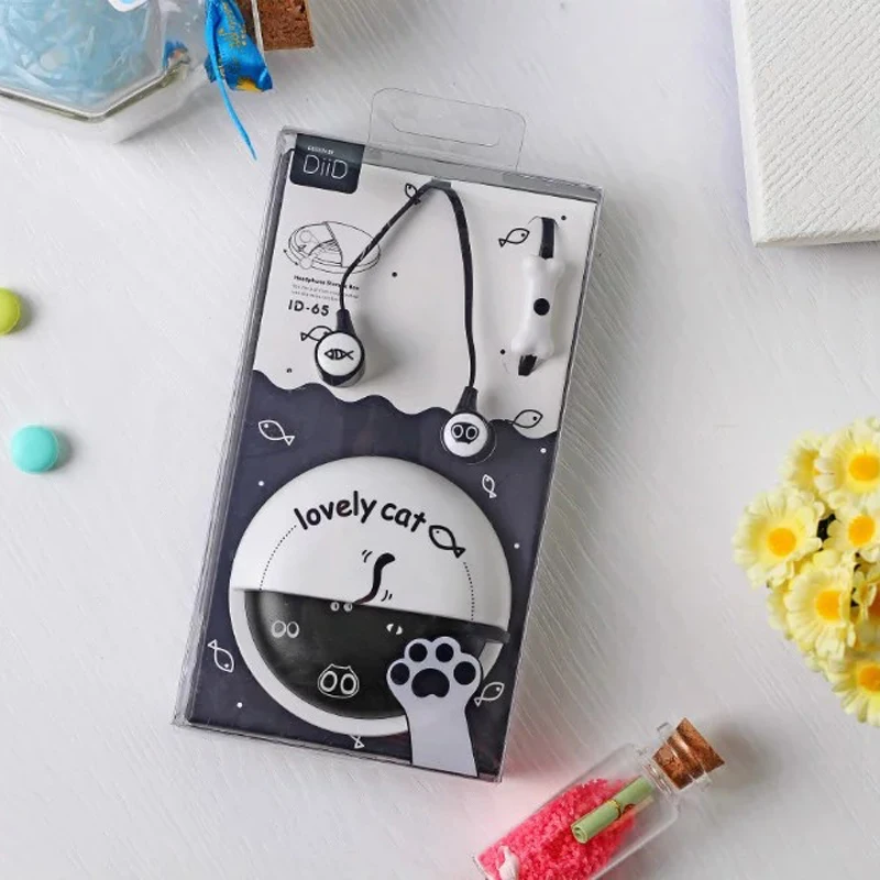 ID65 чехол для наушников с милыми мультяшками мини наушники в ухо Шумоизолирующий