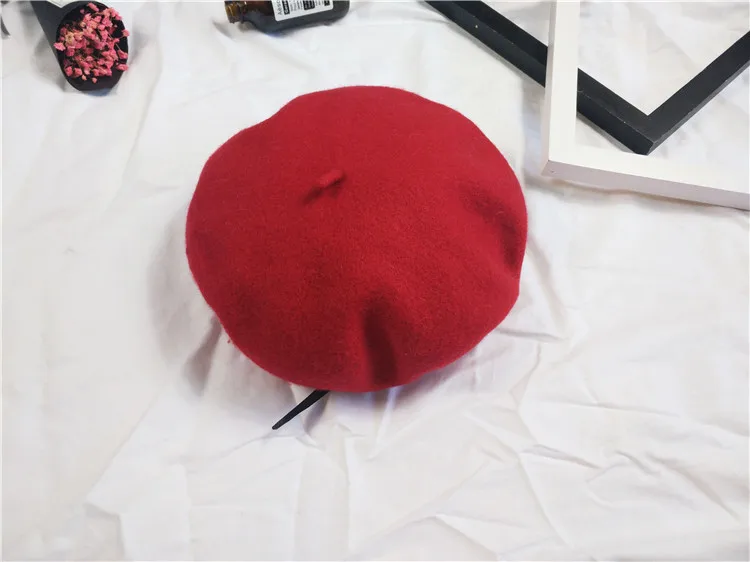 WSYORE Beret Femme новые осенние и зимние шляпы для похода в церковь женские шляпы повседневные дикие шерстяные береты Женские винтажные живописные шляпы NS1160