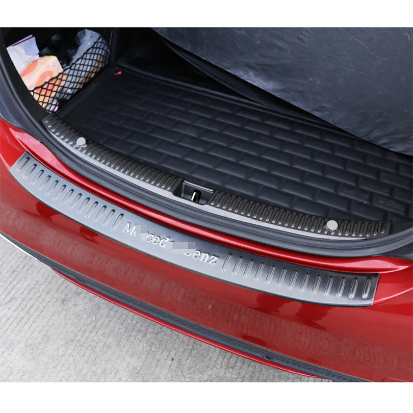 Нержавеющая Автомобильная накладка на задний бампер Внутренняя/внешняя