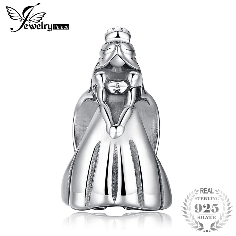 Ювелирный дворец 925 Стерлинговое серебро Счастливая свадьба 3D невестка бусинки подходят для браслетов для женщин Ювелирные изделия как лучшие подарки.