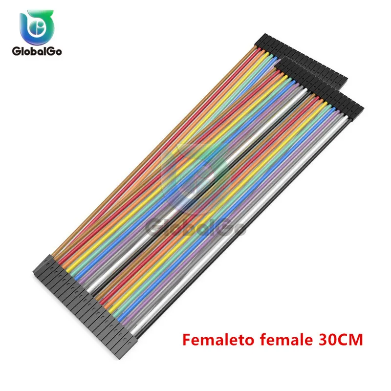 Female to female30CM DuPont Line 10 см 20 см 30 см мужской и женский мужской женский джемпер провод Dupont кабель для arduino DIY KIT - Цвет: Female to female30CM