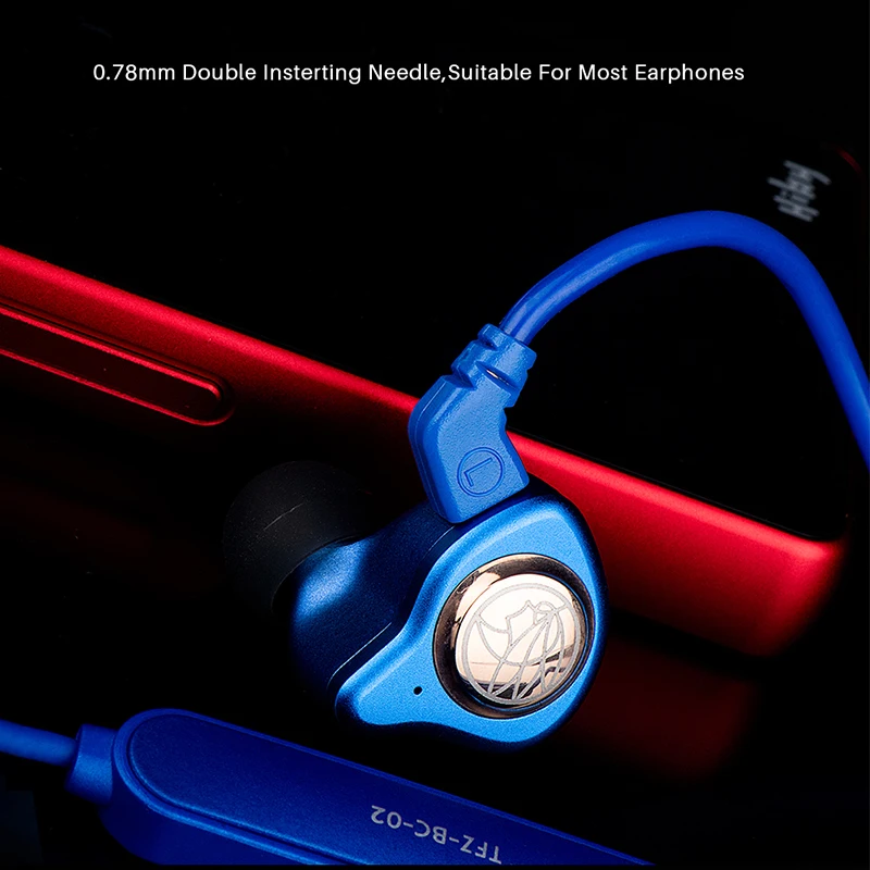 TFZ BC-02 BC 02 2018 беспроводной Bluetooth кабель для наушников 2pin/0 78 мм Съемный наушники T2 KING