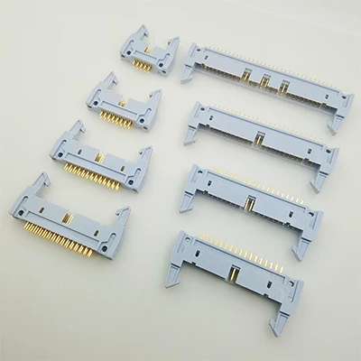 DC2-S DC2 DC3 FC FD ВДДК IDC розетка коробка 2,54 мм Шаг эжектор коннектора 10 фунтов 14 16 20 24 26-30; большие размеры 34-40 50 60 64 P PIN-код - Цвет: DC2-S