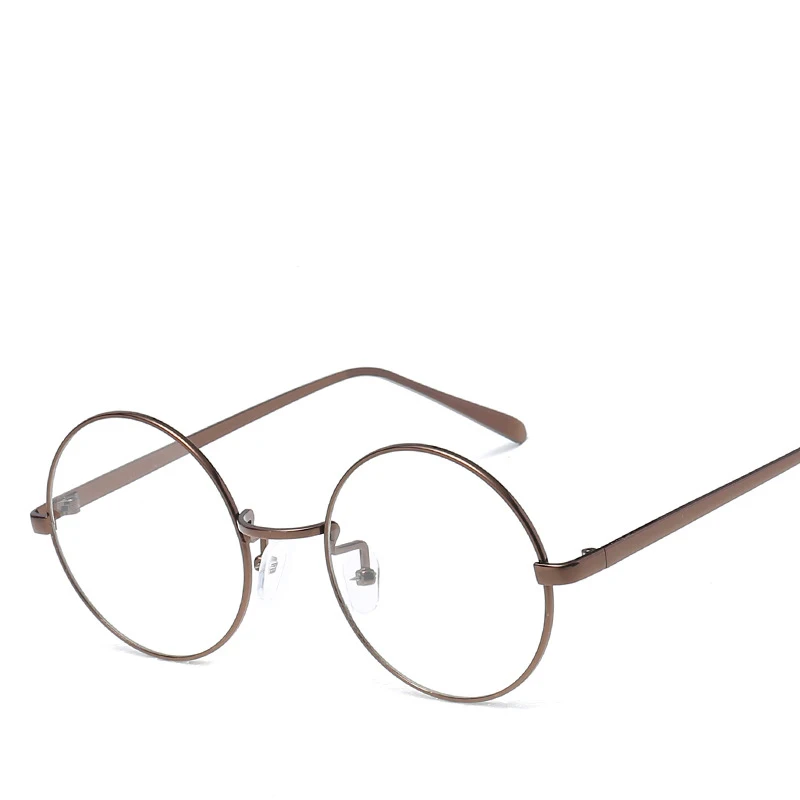 Круглая металлическая оправа для очков унисекс винтажная L2805CJ|prescription glasses