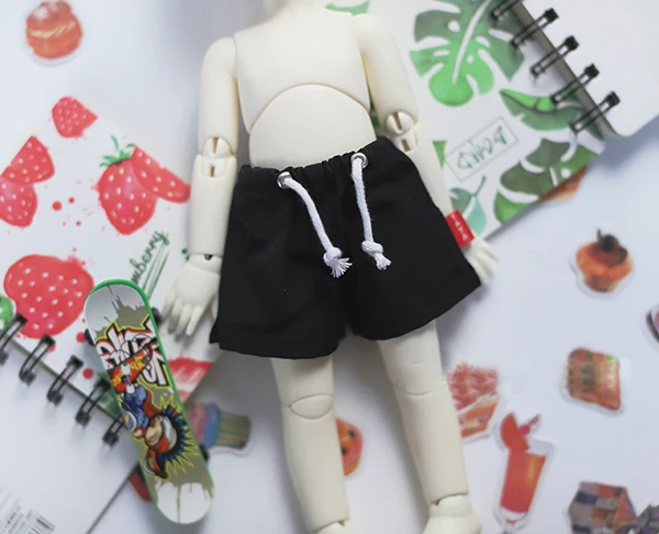 BJD Штаны для 1/6 YOSD 1/4 MSD MDD шнурок Шорты штаны яркого цвета с карманами аксессуары