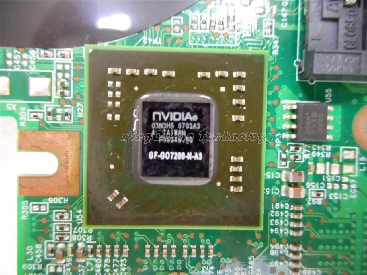 Материнская плата для ноутбука hp dv2000 440777-001 GF-GO7200-N-A3 неинтегрированная видеокарта