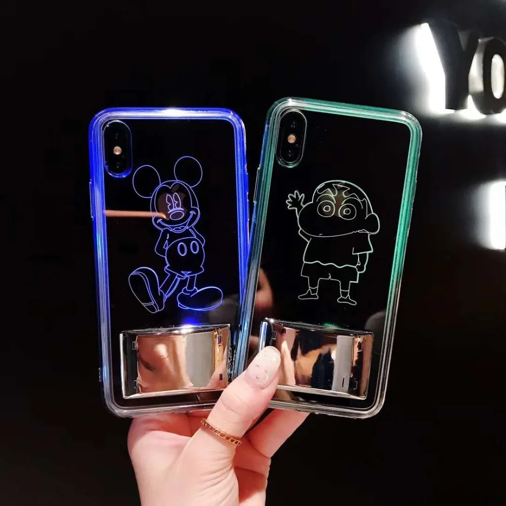 HOKEJ модный семицветный волшебный цветной чехол для iPhone X XS XR Max Hole мягкий ТПУ телефона 7 8 6 6s Plus