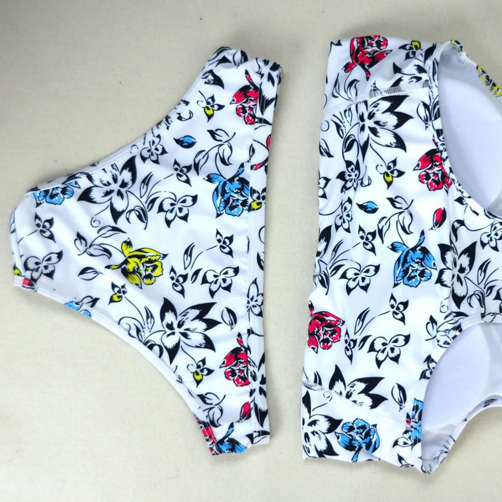 SAGACE комплект бикини купальник с овальным вырезом горловины принтом bikini7 на