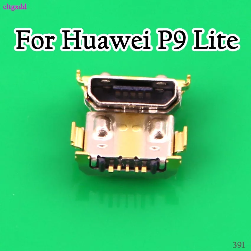 Cltgxdd 100 шт./лот Micro USB разъем для зарядки док-станция Huawei P9 Lite G9 Разъем зарядного