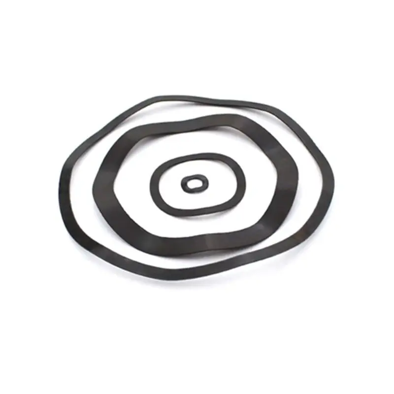 

50pcs Metric Iron Wave Type Washers Elastic Washer M30(ID) x39(OD) x 0.5mm Thick