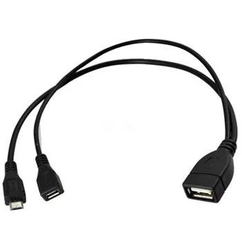 USB 2 0 A гнездо к Micro B Папа + 5 Pin мама хост OTG кабель питания|usb a b|usb busb b male |
