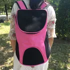 Переноска для маленьких собак, переноска для домашних животных и кошек на открытом воздухе, переносная сумка, сетчатый рюкзак на молнии, воздухопроницаемые сумки для собак, принадлежности