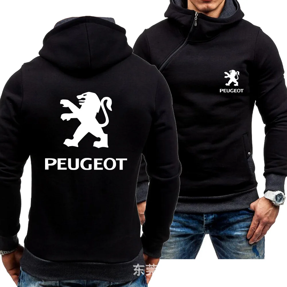 Логотип peugeot толстовки зимняя мужская куртка пуловер Мужское пальто