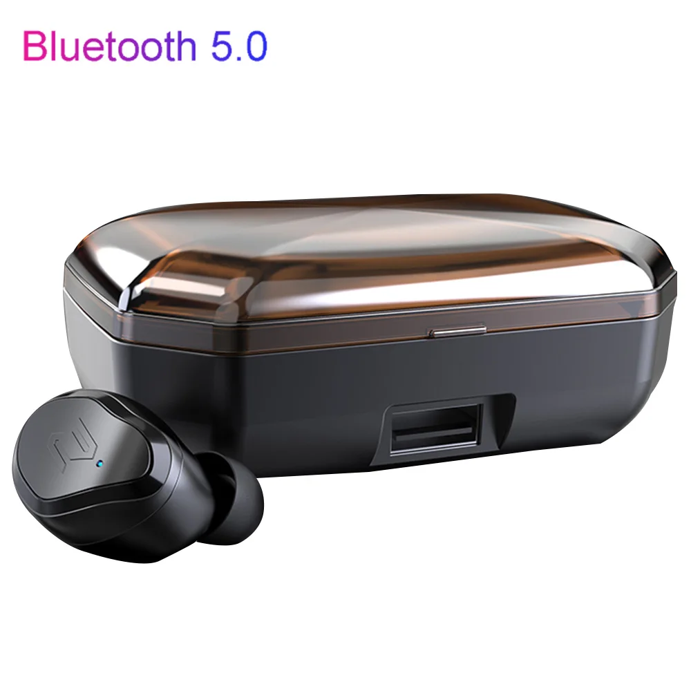 Новые беспроводные Bluetooth наушники с сенсорным управлением водонепроницаемые IPX6