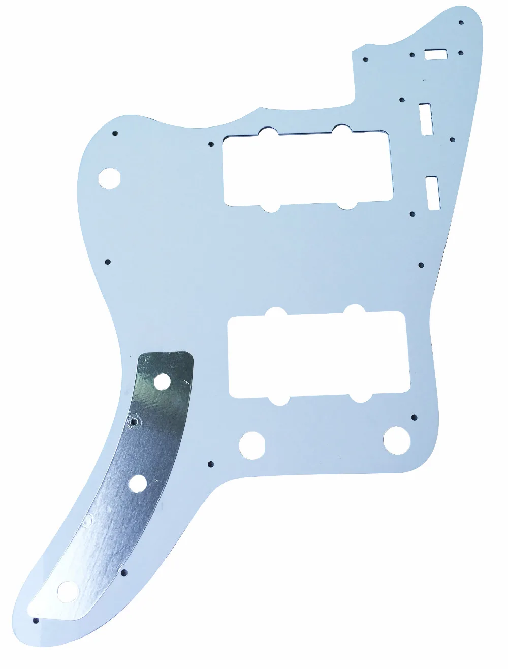 Pleroo Custom гитара pickgaurd Scratch Plate-для японской Jazzmaster Гитара Pickguard 4 слоя белый жемчуг |