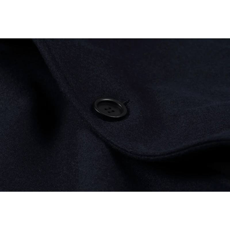 Enjeolon Brand Men Casual X- Long Wool &amp Blend Jacket Male Single Breasted Woolen Coats Outwear Windbreaker Plus Size WT0811 | Мужская