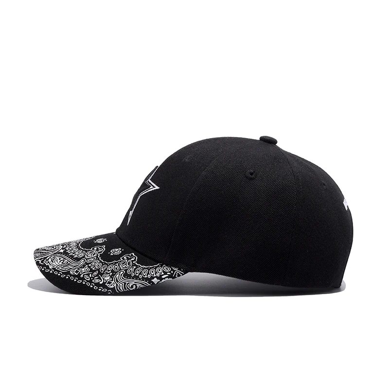 [WUKE] бренд Gorras Black Star вышивка бейсболка Кости индивидуальные Snapback головные уборы