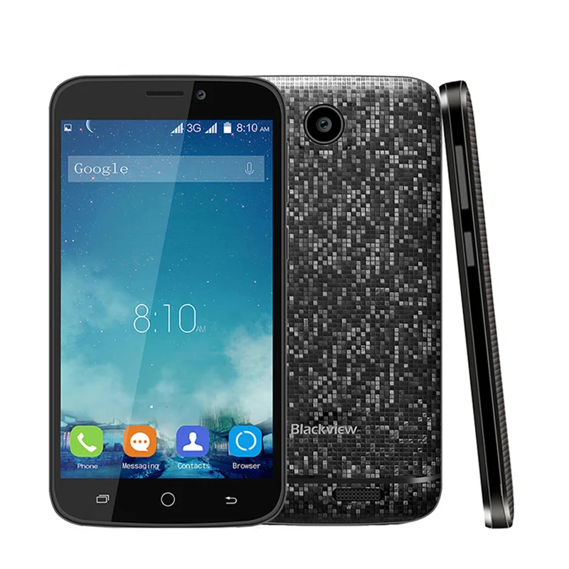 Оригинал BLACKVIEW A5 4.5 &quotIPS QHD MTK6580 quad core Android 6.0 3 Г WCDMA смартфон 5MP 1 ГБ RAM 8 ROM dual sim GPS Смарт