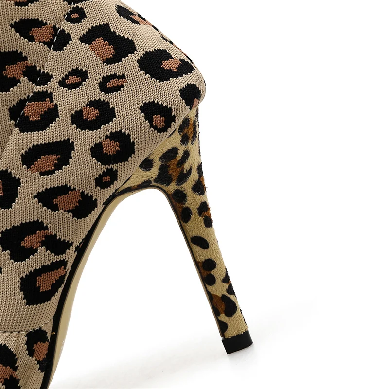 2019 роскошные женские дизайнерские вязаные ботильоны пикантные флоковые туфли на