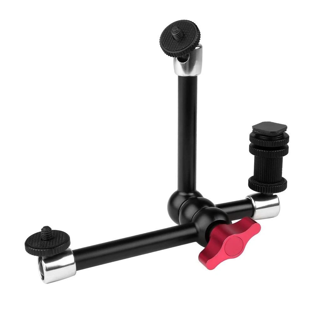

Magic Arm, 3 Arms Adjustable Articulating Friction Arm Camera Bracket for DSLR Camera Rig LED Monitor Video Light Flash Mic