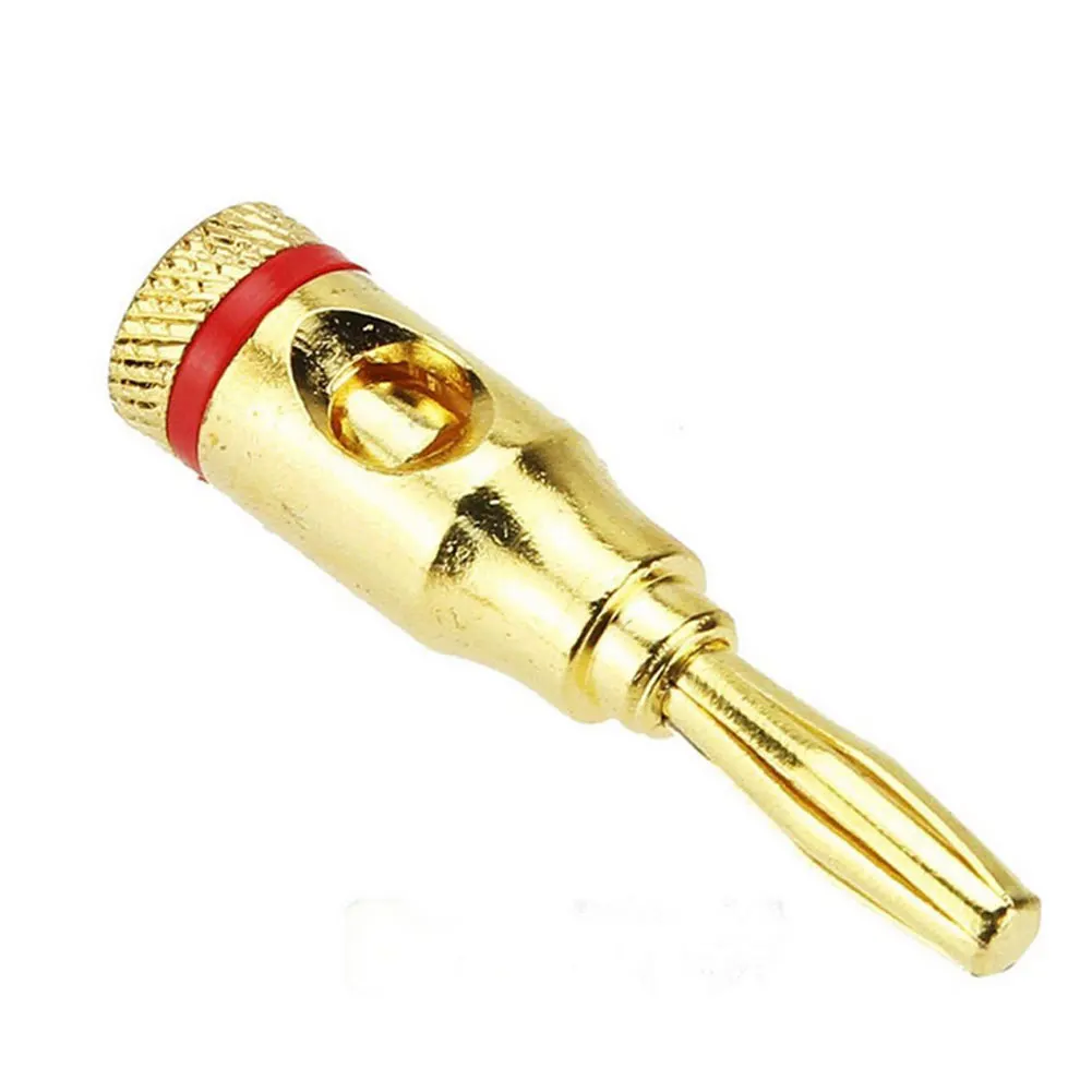 

Комплект из 24 шт., 24K стандартные штекеры, аудиоразъем HJ55