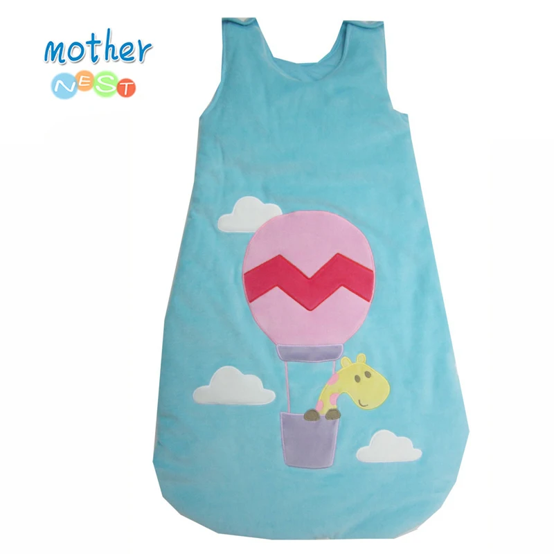 Спальный мешок Mother Nest для новорожденных флисовый комбинезон без рукавов с