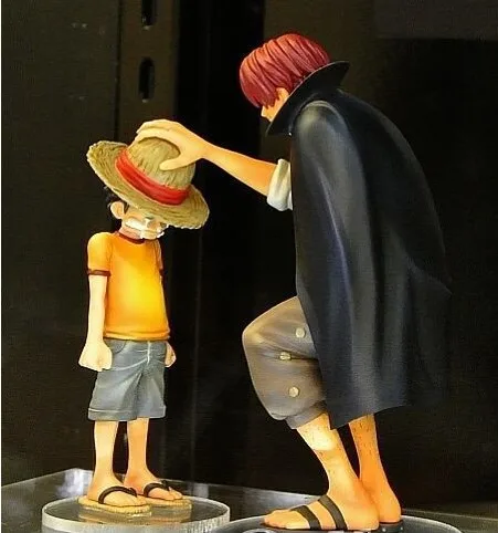 

Аниме 7 дюймов 18 см One Piece Monkey D Luffy and RED-HAIRED Shanks ПВХ фигурка Коллекция Модель игрушки