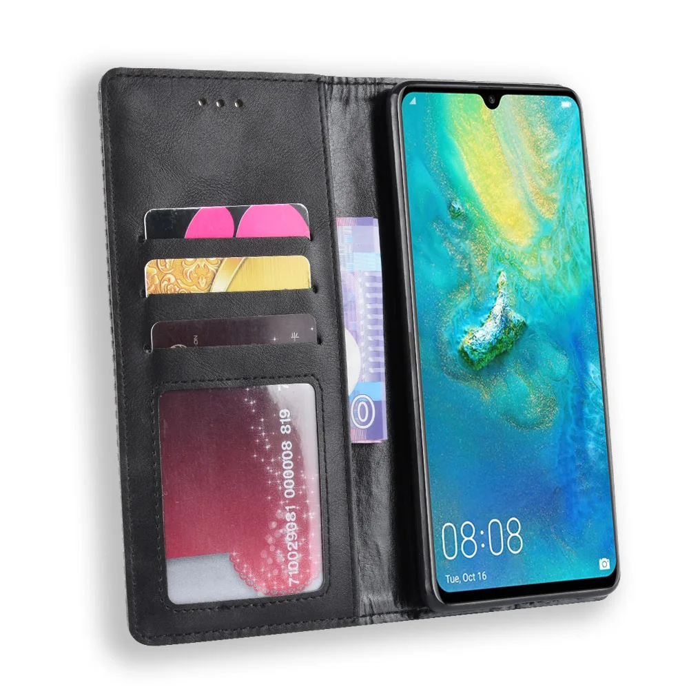 Кожаный флип-чехол-бумажник для huawei P30 mate 20 X Pro Lite Y5 Y6 Y7 Prime Y9 P Smart Z Honor 9X20 Pro 8A 8X8 S 10i