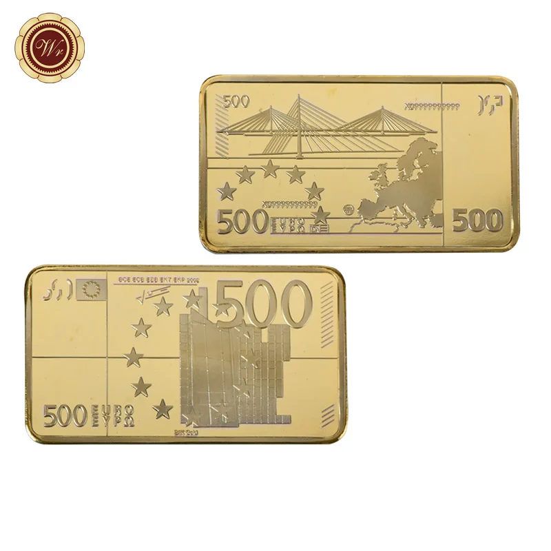 2019 WR 500 Φ Bar 24k 999 9 позолоченные металлические стержни сувенирные подарки