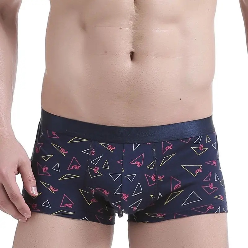 

Sexy Men Underwear Boxers Shorts Cotton Panties Man Breathable Mid-waist U Convex Pouch Underpants Cueca masculina ropa S-XL