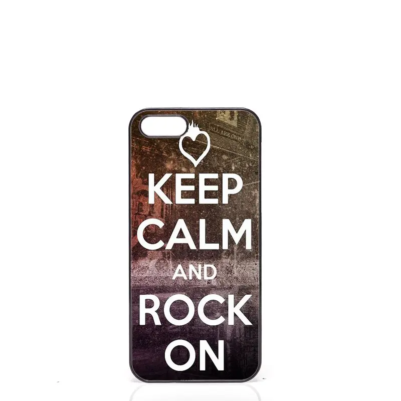 keep calm rock on For Galaxy Core 4G Alpha Mega 2 6.3 Grand Prime S6 edge Plus Ace4 G313h G357 Phone Cases |