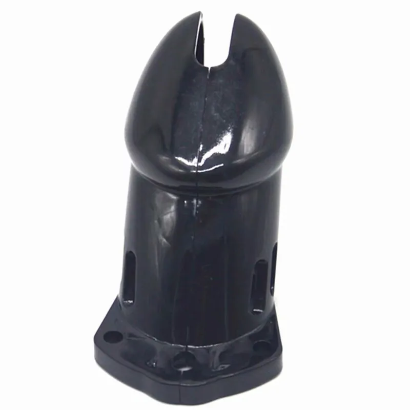 Хит! Черное пластиковое мужское целомудрие устройство с 5 кольцом для пениса CB6000