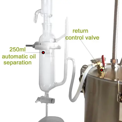 6L/10L/17L Новое лабораторное чистые эфирные масла очиститель воды наборы приборов