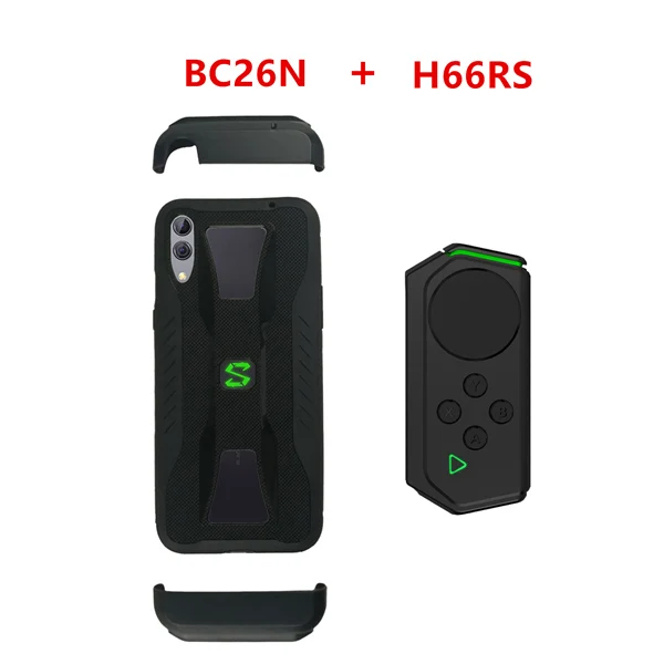 H66RS And BC26N Case Чехол Black Shark 2 с оригинальным геймпадом Xiaomi 2,0, управление Bluetooth, встроенный чехол емкостью 340 мАч, охлаждающий Чехол Black Shark 2 Pro - Цвет: H66RS And BC26N Case