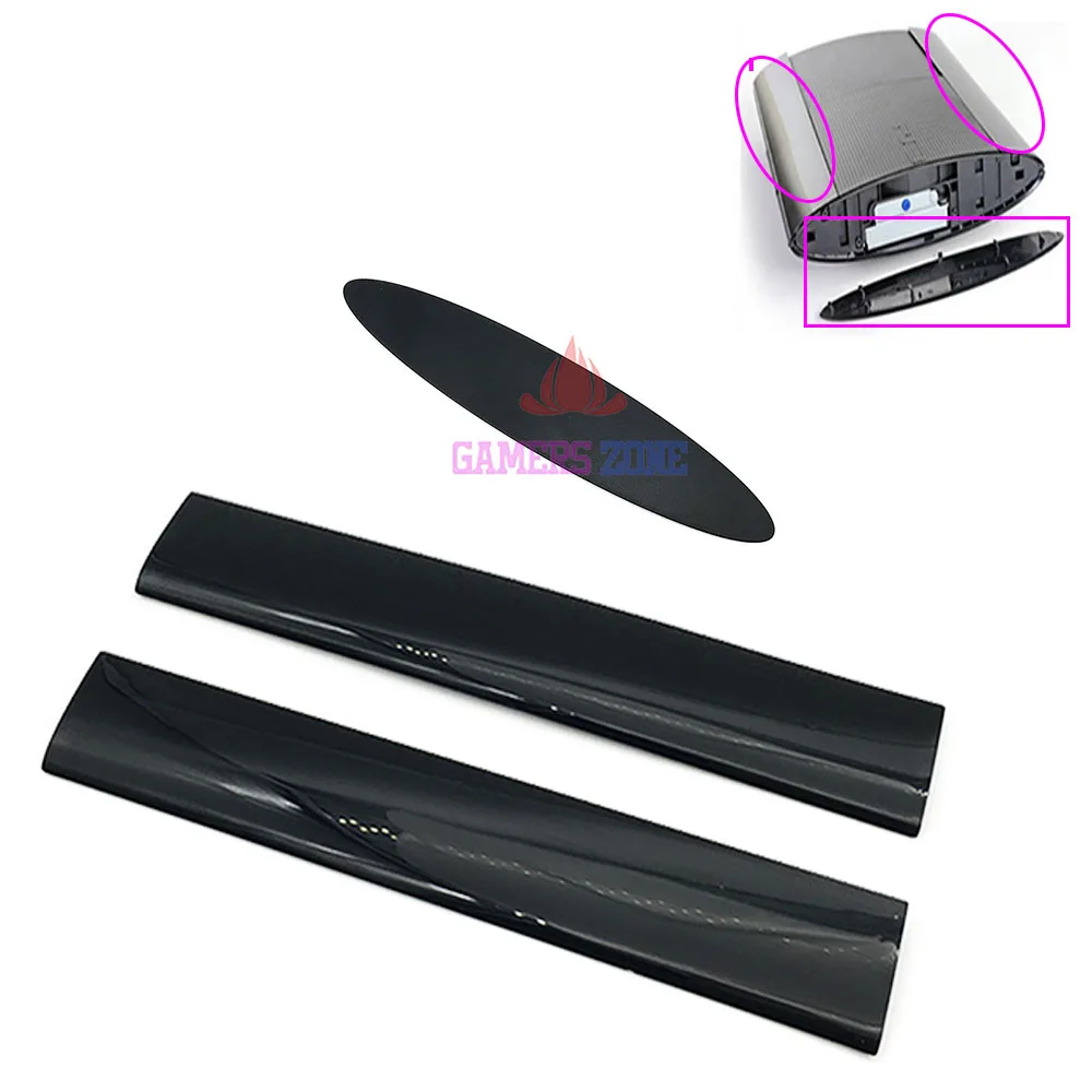 Черный чехол для жесткого диска HDD Bay Door PS3 4000 консоли левый правый Корпус Лицевая